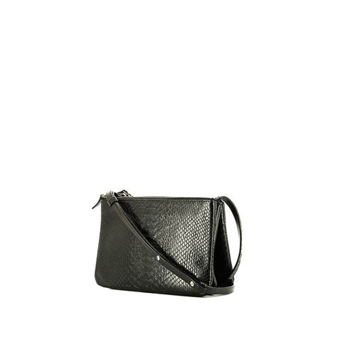 celine trio black python|Celine Trio Shoulder bag 396892 .